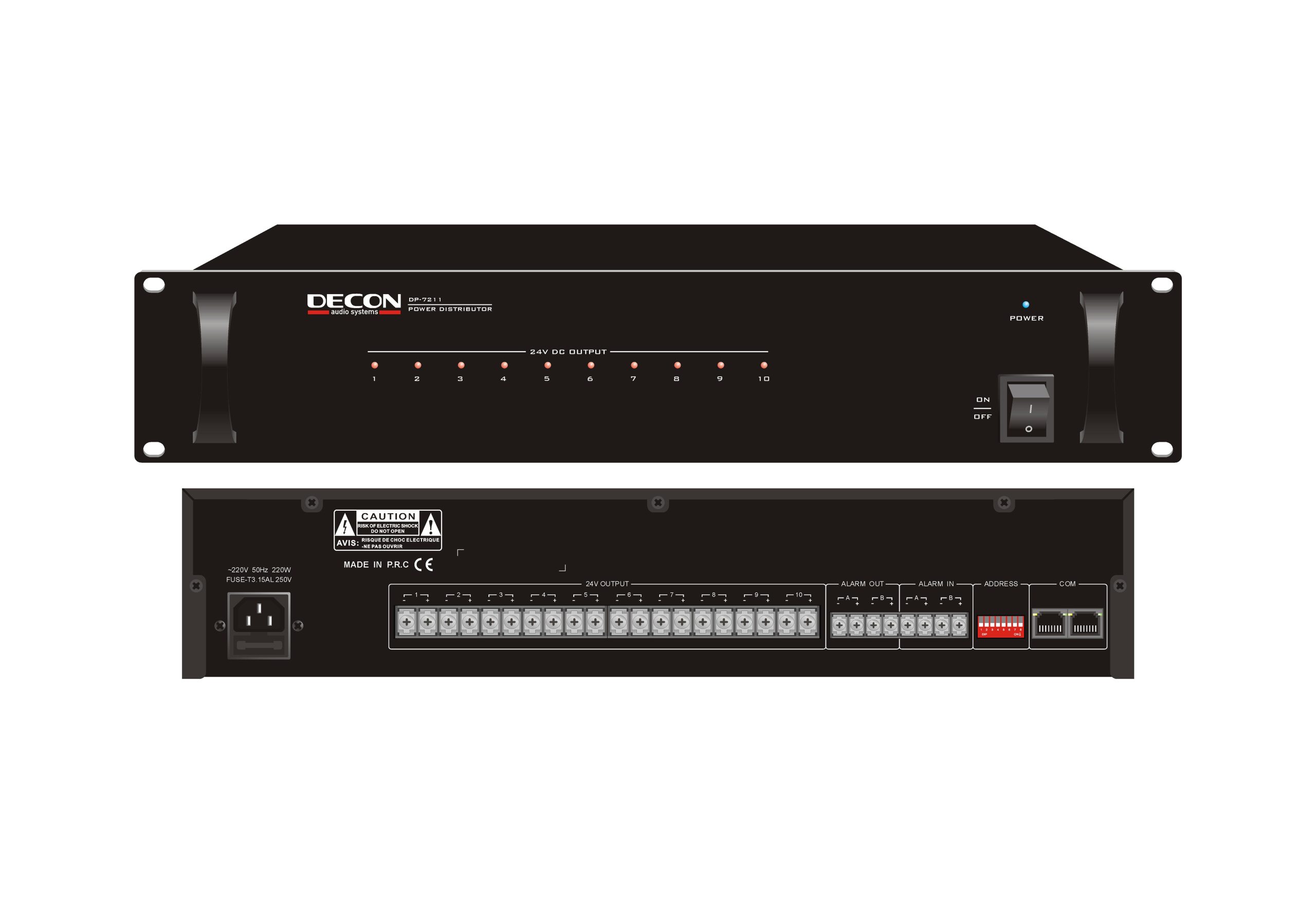 129901008811 DP-7211 - 10 Kanal Röle Kontrol Modülü - Görsel 1