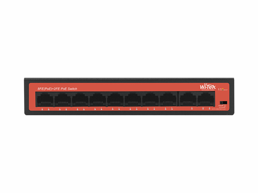 171702000084 WI-PS210H - 8FE+2FE 250mMCCTV+Watchdog + 65W PoE Switch - Görsel 1