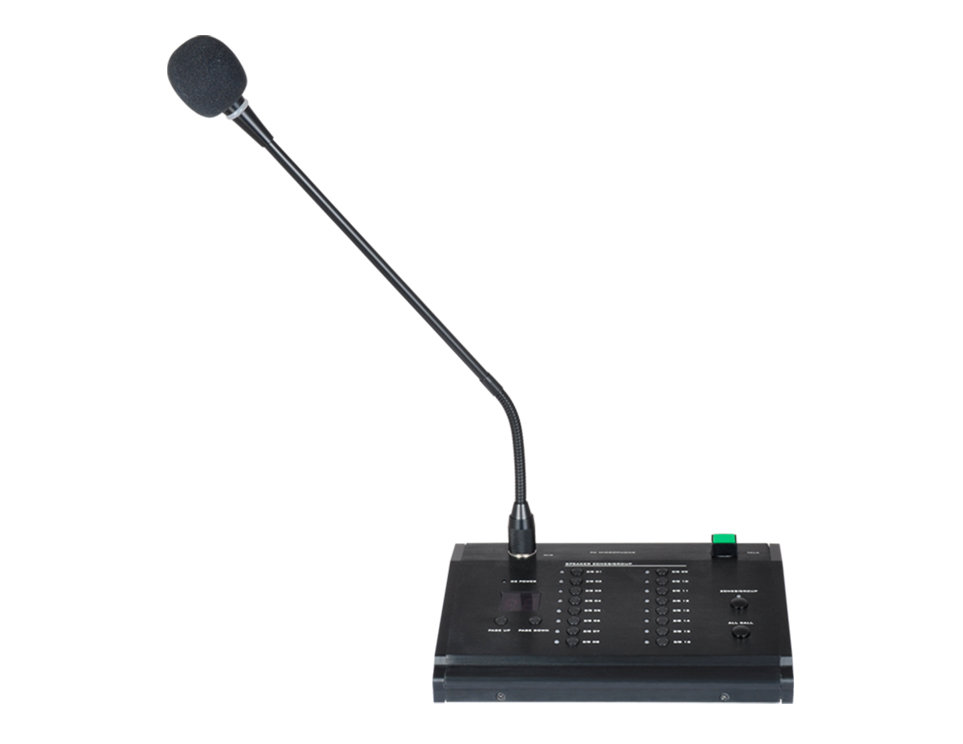 222201000006 DP-8200RM - 16 Bölge EVAC Mikrofon Ünitesi - Görsel 1