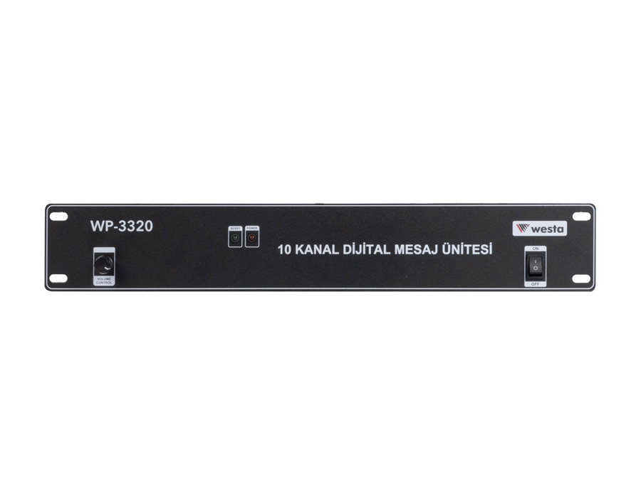 222201000042 WP-3320 -10 Kontak Acil Anons Mesaj Kayıt Ünitesi - Görsel 1