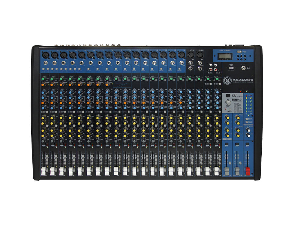 222202000026 MXi.2422CFX 24 Kanal Deck Mixer - Görsel 1