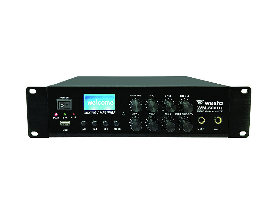 222202000055 WM-12PS - Power Mixer - Görsel 1