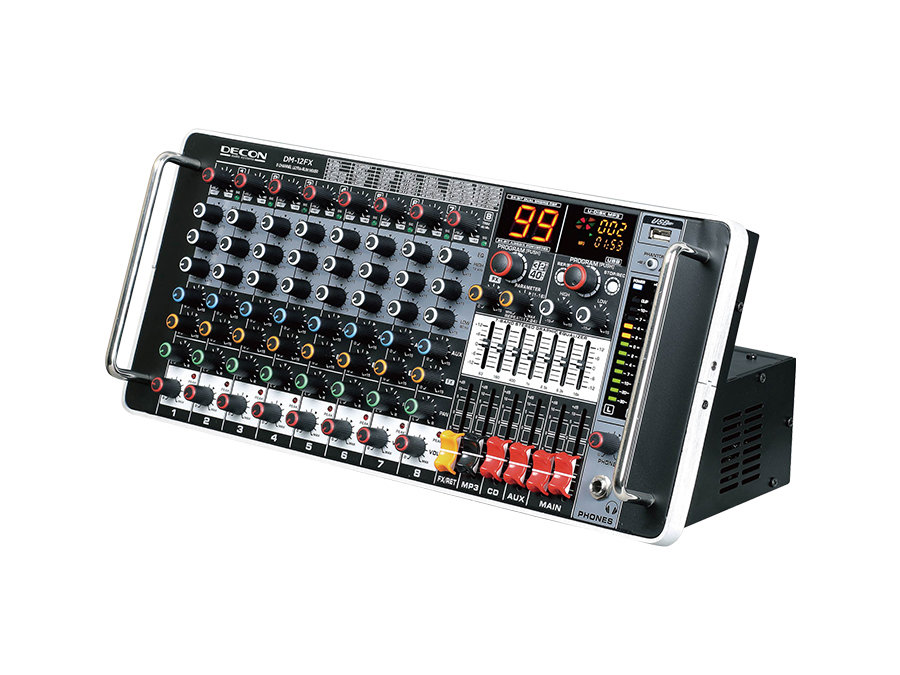 222202000098 DM-12FX 12 Kanal Deck Mixer - Görsel 1