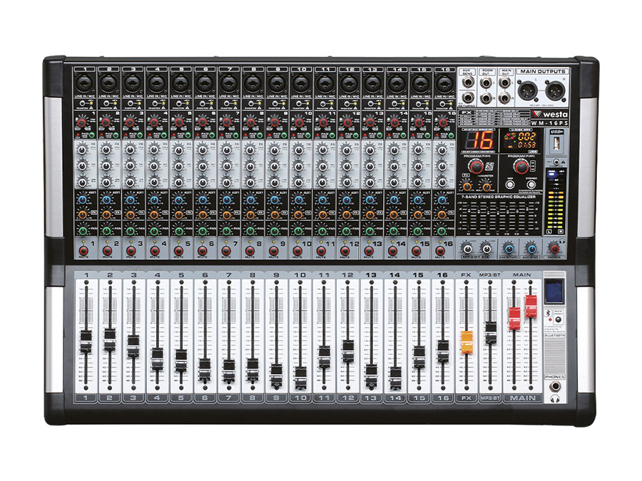 222202000160 WM-16PS - Power Mixer - Görsel 1