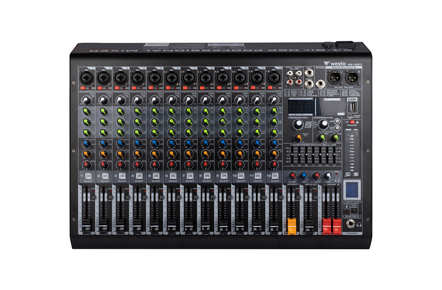 222202000191 WM-1200FX - 12 Kanal Deck Mixer - Görsel 1