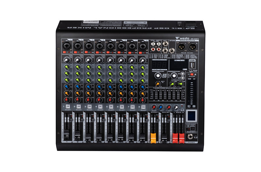 222202000192 WM-808FX - 8 Kanal Deck Mixer - Görsel 1