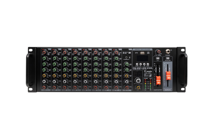 222202000267 WM-12FXR Rackmount 12 Kanal Mikser - Görsel 1