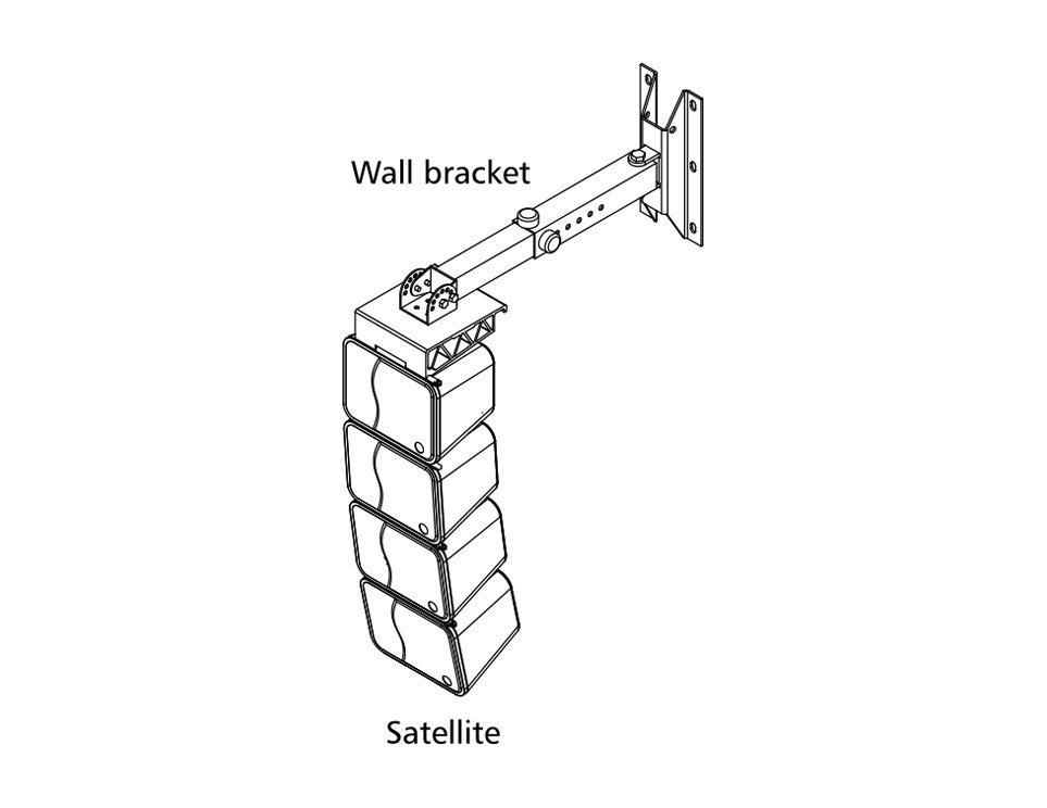 222204000029 SOHO X3 - Tavan Array Bracket - Görsel 1