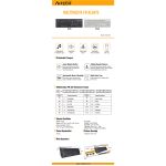 A4 Tech KM-720 Standart Q FN-Multimedya Klavye Siyah USB - Görsel 2