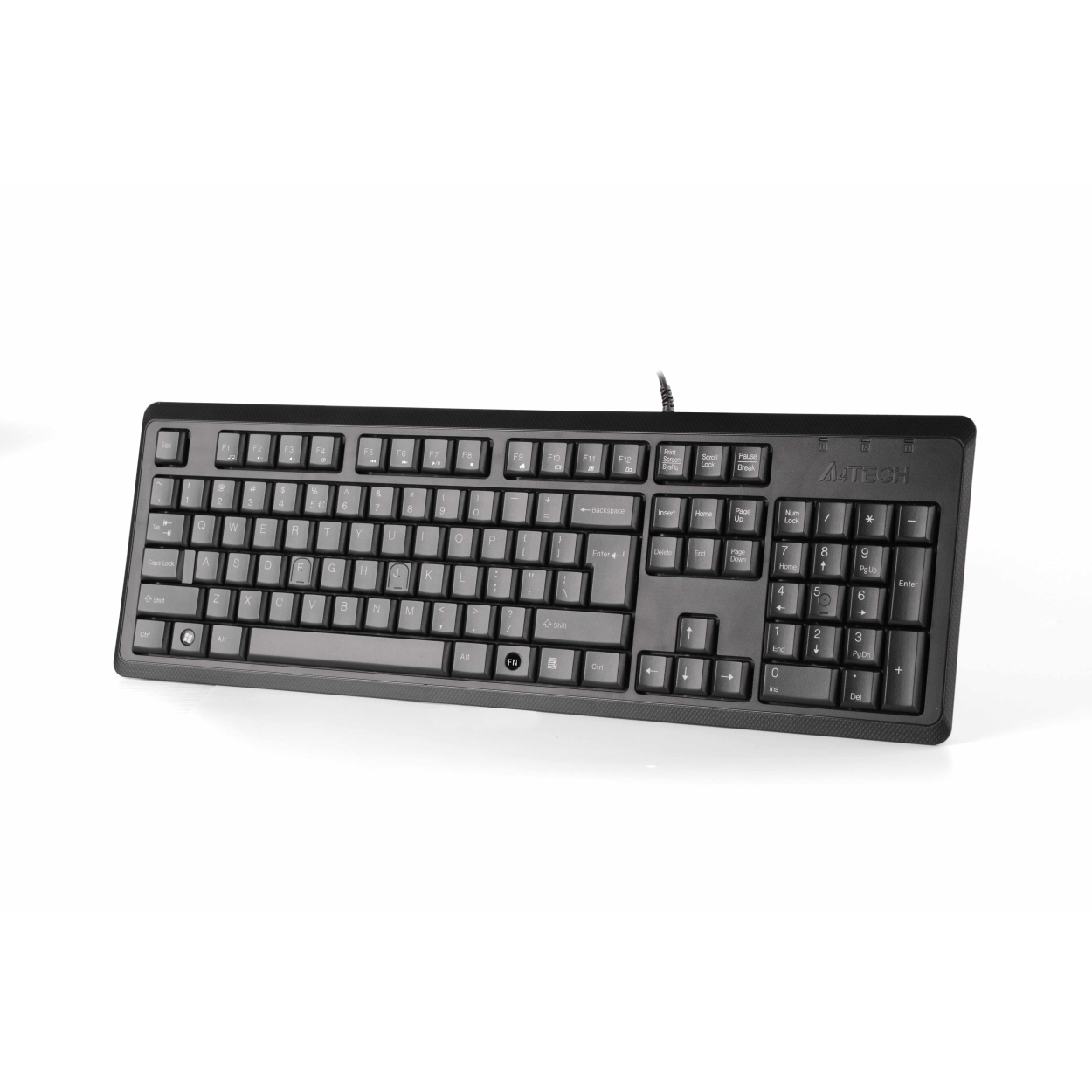 40050 A4 Tech KR-92 FN-Multimedya Standart Q Klavye Siyah USB - Görsel 1