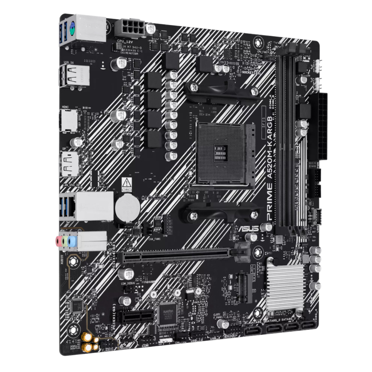 840SSrnip9TV9RaQxdsLltPKpYyCyl8lWckzYxXH Asus PRIME A520M-K ARGB AMD A520 DDR4 5100 M2 HDMI/DP PCI 3.0 AM4 Anaka - Görsel 1
