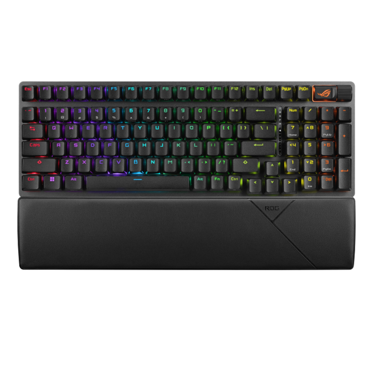 F7sNqDaYS7ruUyuoJ3UWhvCKbM0tm3SkytSDXSmt Asus ROG STRIX SCOPE II 96 WL/NX SNOW/RD/TR WIRELESS Oyuncu Klavyesi - Görsel 1
