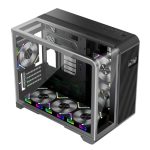 1ST Player RT6 DIGITAL 4x12cm Fan ARGB Temperli Cam USB3.0 M-ATX Siyah Kasa