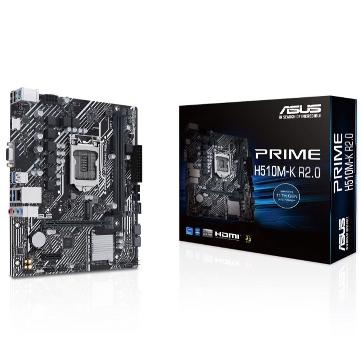 KR8eb80HD0PBTpXLCZCS8mlenFDFcbas4cBYdCkr Asus PRIME H510M-K R2.0 H470 DDR4 M.2 USB3.2 HDMI/VGA PCI 5.0 1200p Anakart - Görsel 1