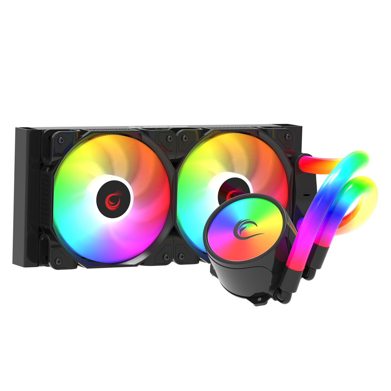 MUzo7hcBinRUR3kkHER73w03J0YjuDT02rxWVhee Rampage ICEBLADE-C6 2000RPM AM5/LGA1700 240mm Sıvı Soğutmalı ARGB CPU Fan (Siyah - Görsel 1