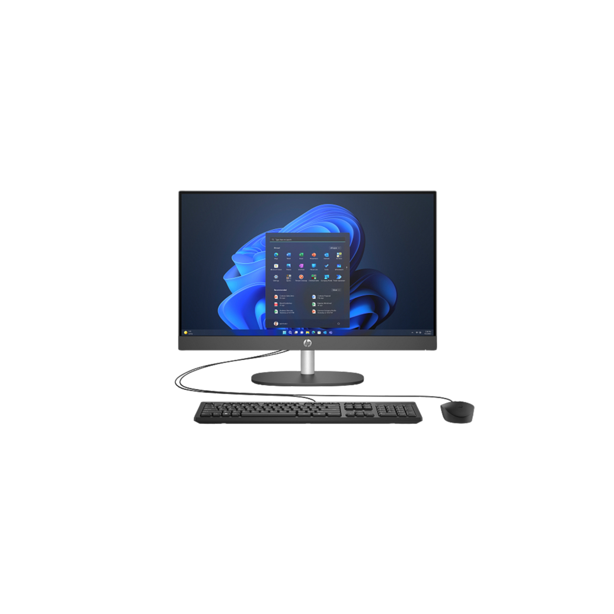 PH29e8OYJZFRM8RMmdUUC0VSPAqc5sFl8a8wAUWK Hp ProOne 240 G10 D1GD0ET 23.8" FHD Ultra 5 125U 16GB 512SSD DOS (Siyah) - Görsel 1