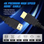 Sensei S-LN19015 19+1 4K 2.0V 60Hz Altın Uçlu HDMI Kablo (1.5m) - Görsel 3