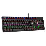 Everest KB-MK1 Lumos Rainbow Red Switch Mekanik Gaming Klavye USB Siyah