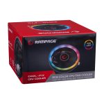 Rampage RM-C01 COOL-FIX 1800RPM AMD/Intel LGA1200 100mm Hava Soğutmalı RGB Fan - Görsel 2