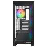 Rampage HYDRA V2 BLACK 4XARGB Fan+Hub Type-C E-ATX Exclusive Siyah Gaming Oyuncu - Görsel 4