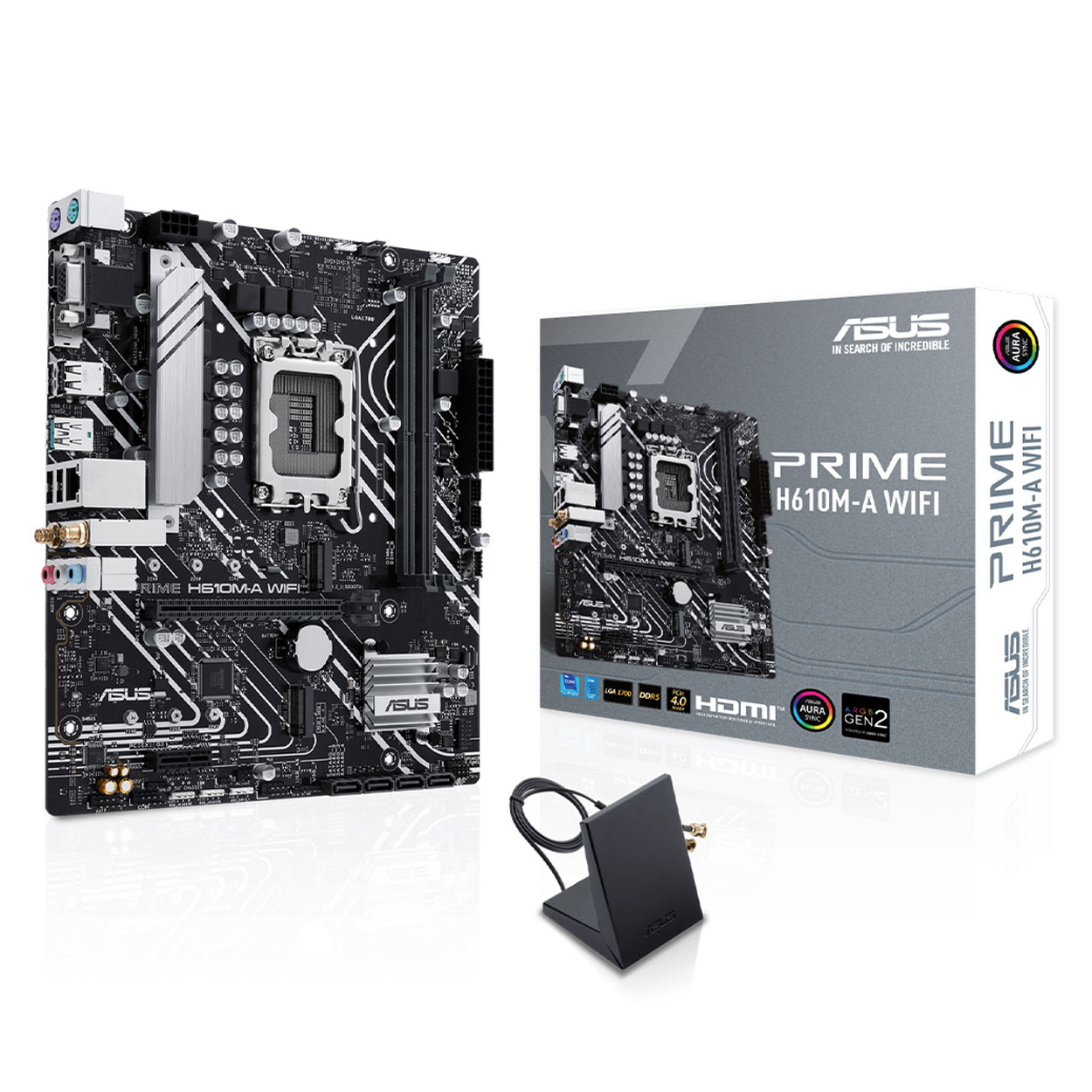 kdOK37TRdgGXl7jB8a0bxkowqNOnLMAIFCKthYqr Asus PRIME H610M-A WIFI H610 DDR5 M.2 USB3.2 DP/HDMI/VGA PCI 4.0 1700p - Görsel 1