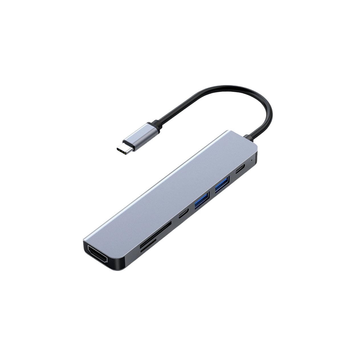 nlFUGiRU8LCp3kGF1E6XzX3C3lBTGw3NmA4GrNII Frisby FA-7684C Type-C - 7 in1 USB-C+HDMI+SD/TF+USB3.0+PD+USB-C - Görsel 1