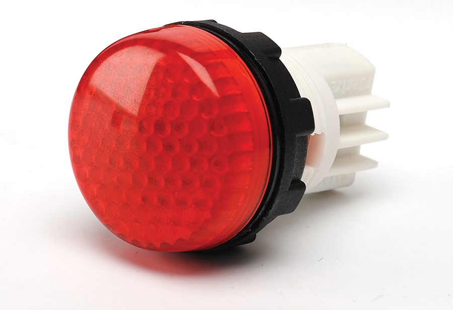 org_637202362582918288 Emas Sinyal Lambası Kırmızı 22M 230V Ac Terminal+vida - Görsel 1