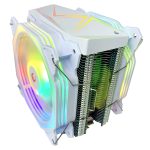 Rampage OCTAGON C60 1800RPM AM5/LGA1700 120mm Hava Soğutmalı ARGB CPU Fan(Beyaz)