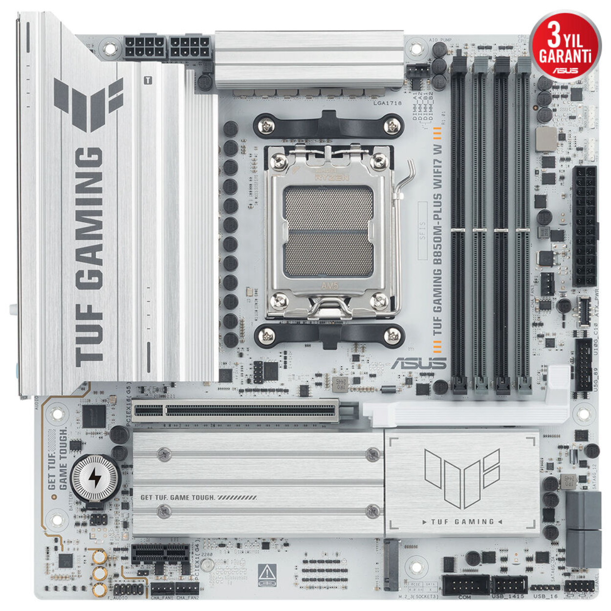 zZO0FzAGC7KinsQQypYy7mW9TkBpGS5GBaq6SnJD Asus TUF GAMING B850M-PLUS WIFI7 W B850 DDR5 USB3.2 M.2 DP/HDMI PCI 5.0 AM5 Anak - Görsel 1