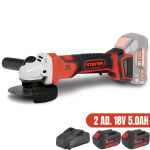 Akülü Avuç Taşlama 115Mm 18V Li-İon 4.0Ah + 2 Adet 5.0Ah Akü (Sty-12589) + Şarj Cihazı (Ys-12578 - Görsel 2