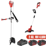 Stayer Tırpan Seti - Sty-Brushcutter36vl20 Kömürsüz Akülü Tırpan 36V Li-İon + Sty-Grasscutterl20 Akülü Tırpan 18V Li-İon + 2 Adet 4 Ah Akü (Ys-12577) + Şarj Cihazı (Ys-12578) - Görsel 2