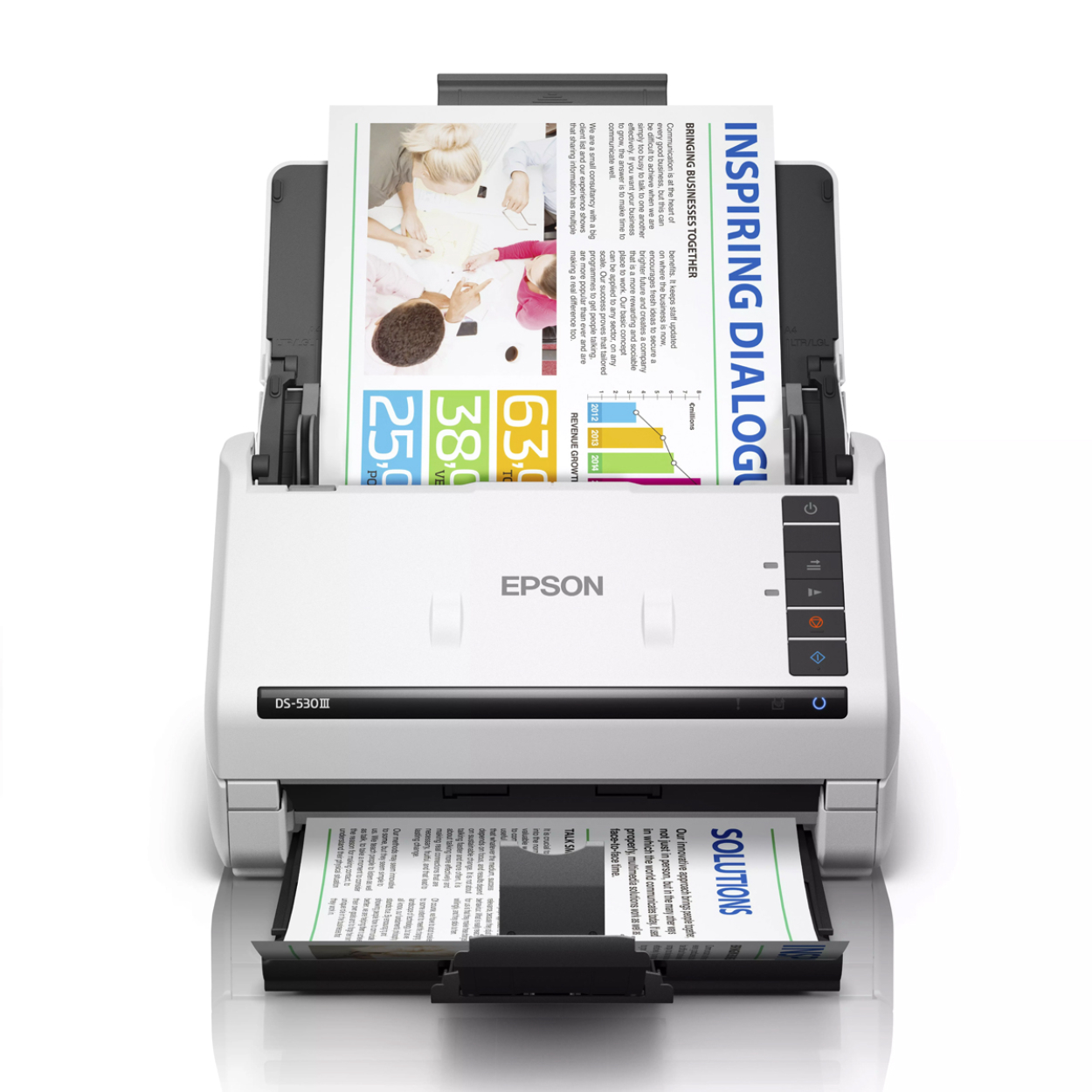 4GMdfT3yq0n9Fsiw80ilK8Fehi74YVYN3uwP71DZ Epson WorkForce DS-530III Renkli Çift Taraflı Belge Tarayıcı (Dublex,40ppm,ADF) - Görsel 1