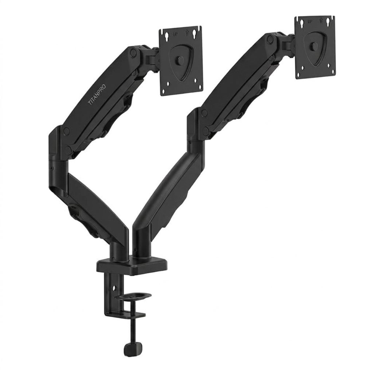 558jPuHCwXc165wdZc6IUjuffhMUMV0R7VxTn600 TITANPRO FL02 17-32" Amortisörlü Monitör Standı (Siyah) - Görsel 1