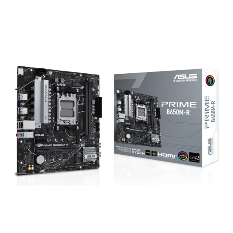 AA190ASU0082_71282 ASUS PRIME B650M-R DDR5 7200MHZ 1XHDMI 2XM.2 USB3.2 MATX AM5 (AMD AM5 9000/8000/7000 SERİLERİ İLE UYUMLU) - Görsel 1