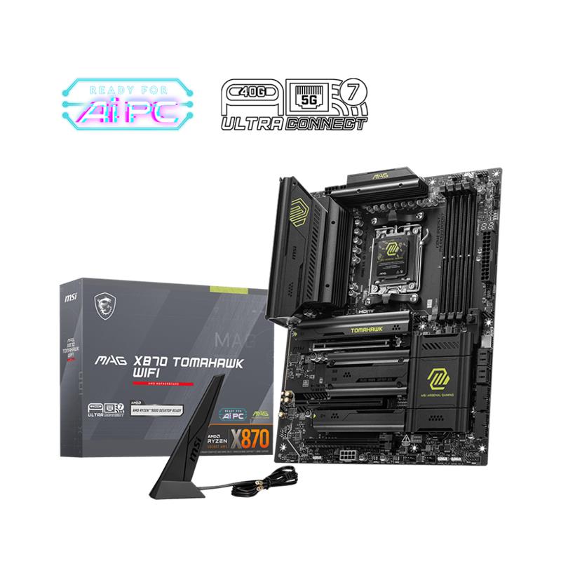 AA190MSI0023_67139 MSI MAG X870 TOMAHAWK WIFI DDR5 8400MT/S 1XHDMI 2XUSB4 4XM.2 ATX AM5 (AMD AM5 9000/8000/7000 SERİLERİ İLE UYUMLU) - Görsel 1