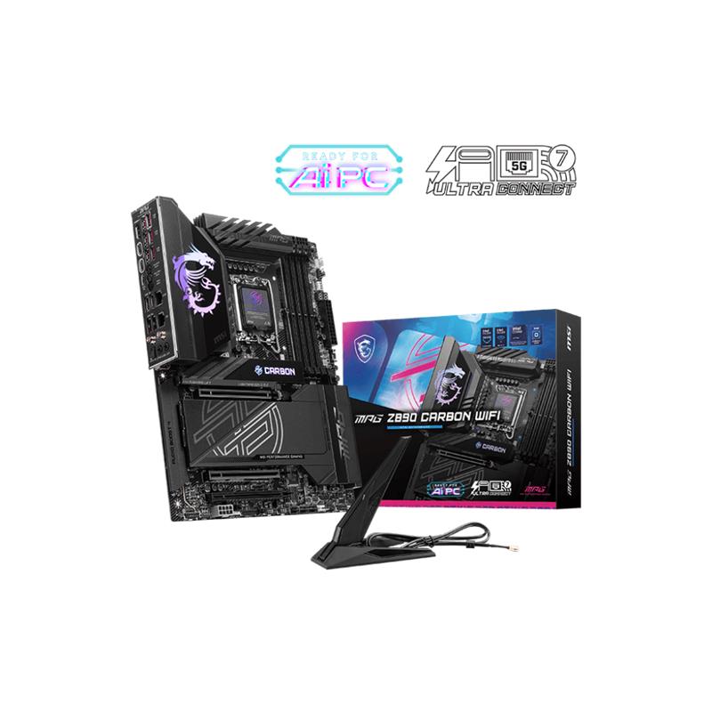 AA205MSI0006_66921 MSI MPG Z890 CARBON WIFI DDR5 9200MHZ 1XHDMI 5XM.2 ATX 1851P (INTEL ULTRA PROCESSORS SERIES 2) - Görsel 1