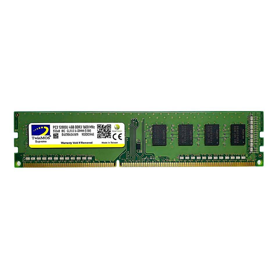 AB130TWM0001_46746 4 GB DDR3 1600MHZ TWINMOS 1.5 DT MDD34GB1600D - Görsel 1