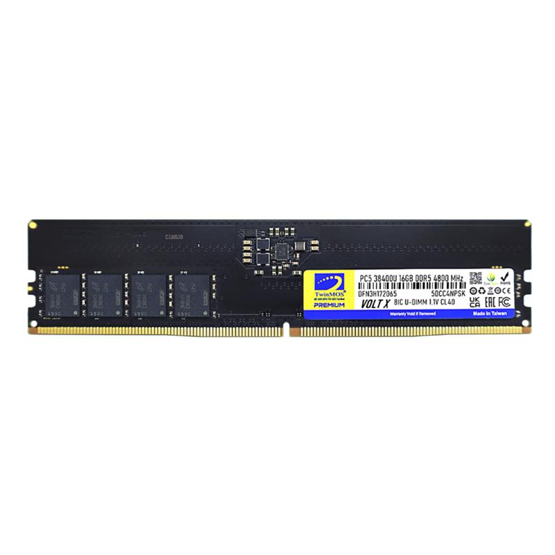 AB135TWM0004_63465 16 GB DDR5 4800MHZ TWINMOS CL40 DT TMD516GB4800U40 - Görsel 1
