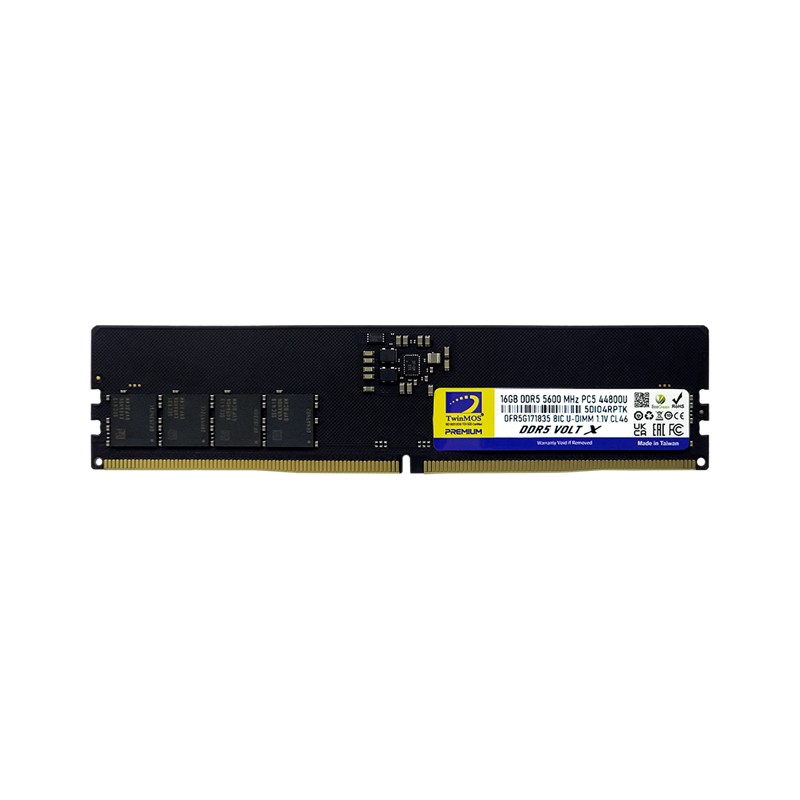 AB135TWM0016_72425 16 GB DDR5 5600MHZ CL46 TWINMOS DT TMD516GB5600U46WO - Görsel 1