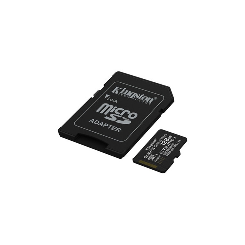AB310KIN0046_73464 128 GB KINGSTON CANVAS SELECT PLUS MICRO SD CARD CL10 SDCS3/128GB - Görsel 1