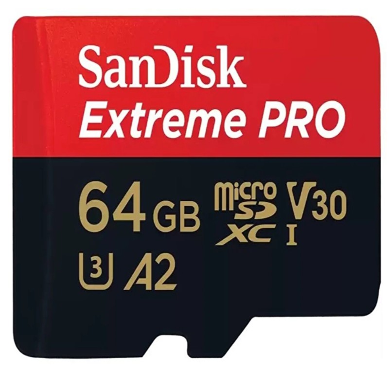 AB310SAN0116_74295 64 GB SANDISK SDSQXCU-064G-GN6MA EXTREME PRO MICRO SD - Görsel 1