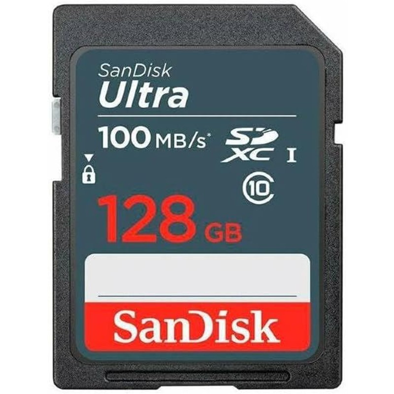 AB310SAN0125_78248 128GB SANDISK ULTRA SDXC 100MB/S SDSDUNR-128G-GN3IN - Görsel 1