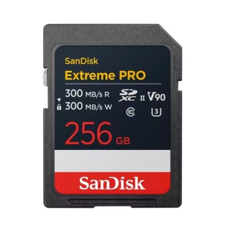 AB310SAN0127_78250 256GB SANDISK EXTREME PRO SDXC UHSII V90 SDSDXDM-256G-GN4IN - Görsel 1