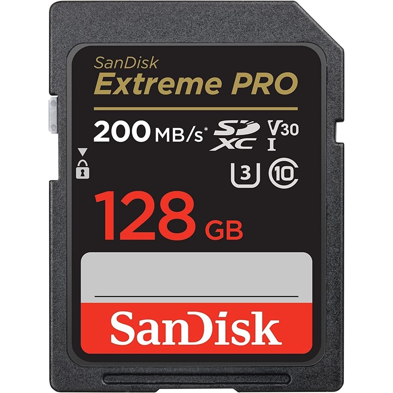 AB310SAN0130_78259 128GB SANDISK EXTREME PRO SDCX UHS-I SDSDXXD-128G-GN4IN - Görsel 1