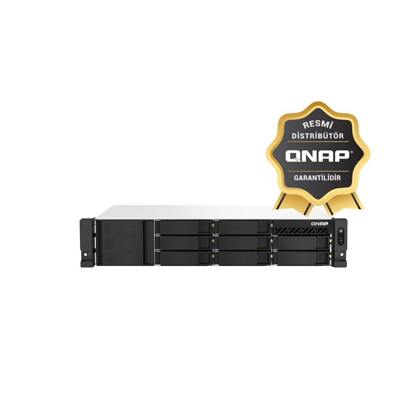 AD1100QNA0009_78751 QNAP TS-873AEU-RP-4G RAM 8 HDD YUVALI RACK NAS (RESMİ DİSTRİBÜTÖR GARANTİLİ) - Görsel 1