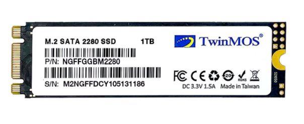 AD222TWM0003_48286 1 TB TWINMOS M.2 2280 SATA3 580/550 NGFFGGBM2280 - Görsel 1