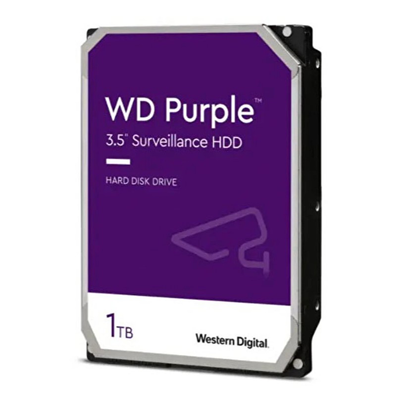 AD225WES0061_74334 1 TB WD 3.5 PURPLE SATA3 5400RPM 64MB 7/24 GUVENLIK WD11PURZ (3 YIL RESMI DIST GARANTILI) - Görsel 1