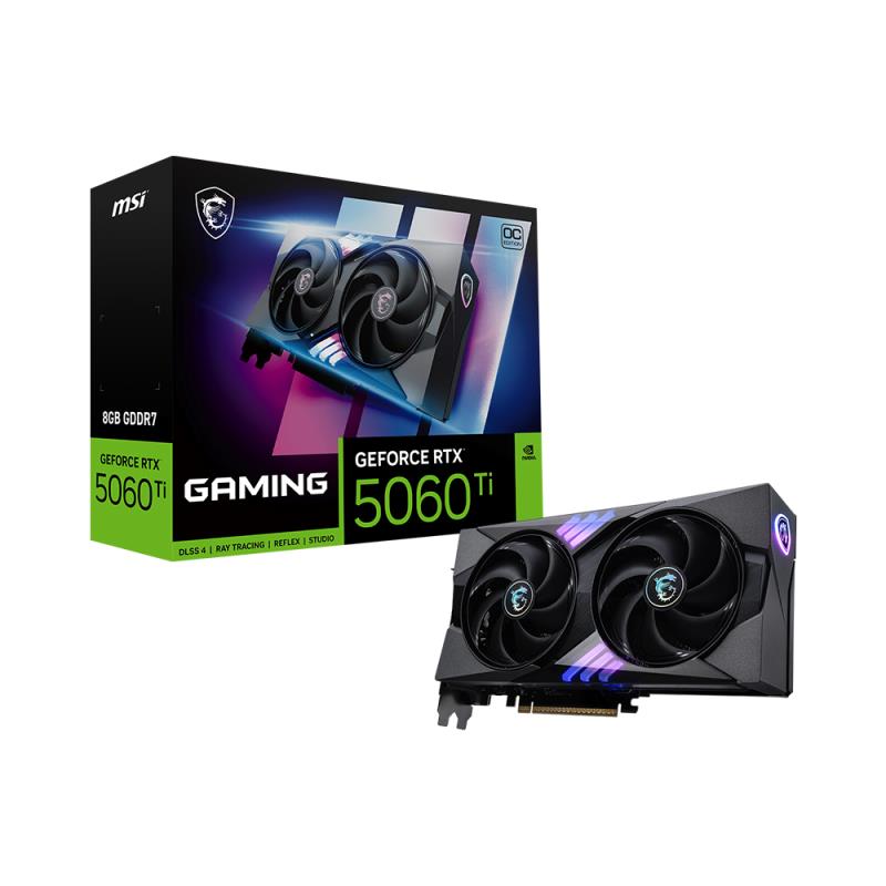 AE110MSI0300_72039 MSI GEFORCE RTX5060TI 8G GAMING OC 8GB GDDR7 128BIT 1XHDMI 3XDP EKRAN KARTI - Görsel 1