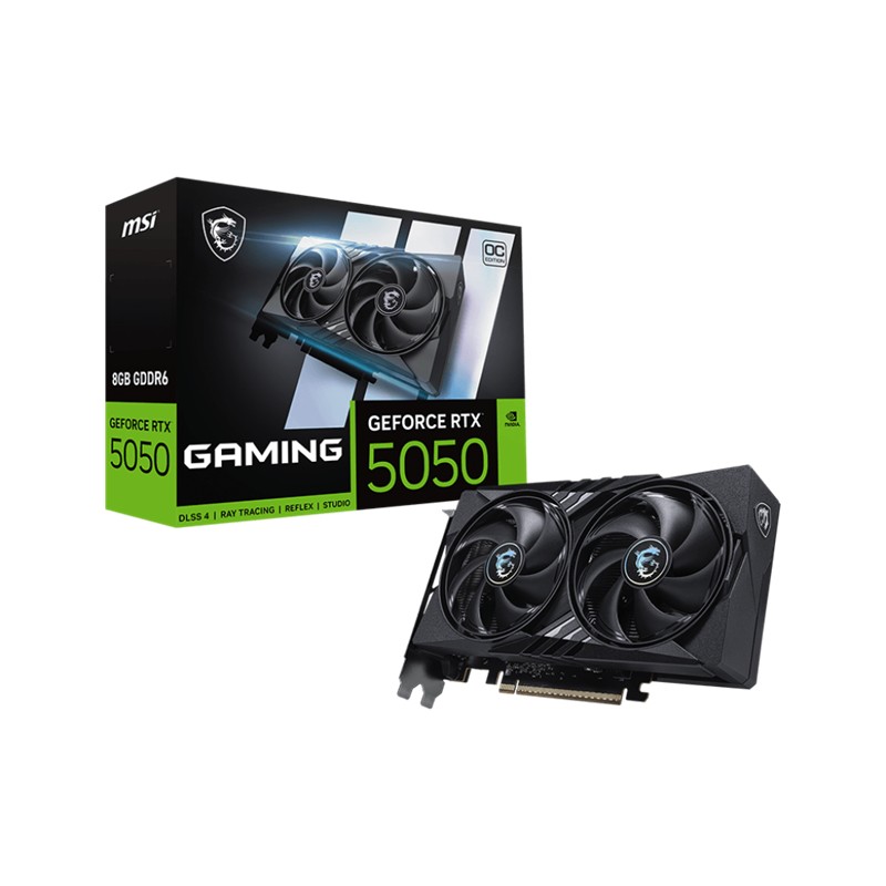 AE110MSI0323_73523 MSI GEFORCE RTX5050 8G GAMING OC 8GB GDDR6 128BIT 1XHDMI 3XDP EKRAN KARTI - Görsel 1