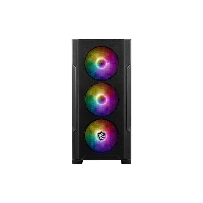 AK120MSI0001_55926 MSI MAG FORGE M100A AKRİLİK YAN PANEL 3X120MM 1X120MM ARGB FAN PSU YOK MATX GAMING KASA - Görsel 1